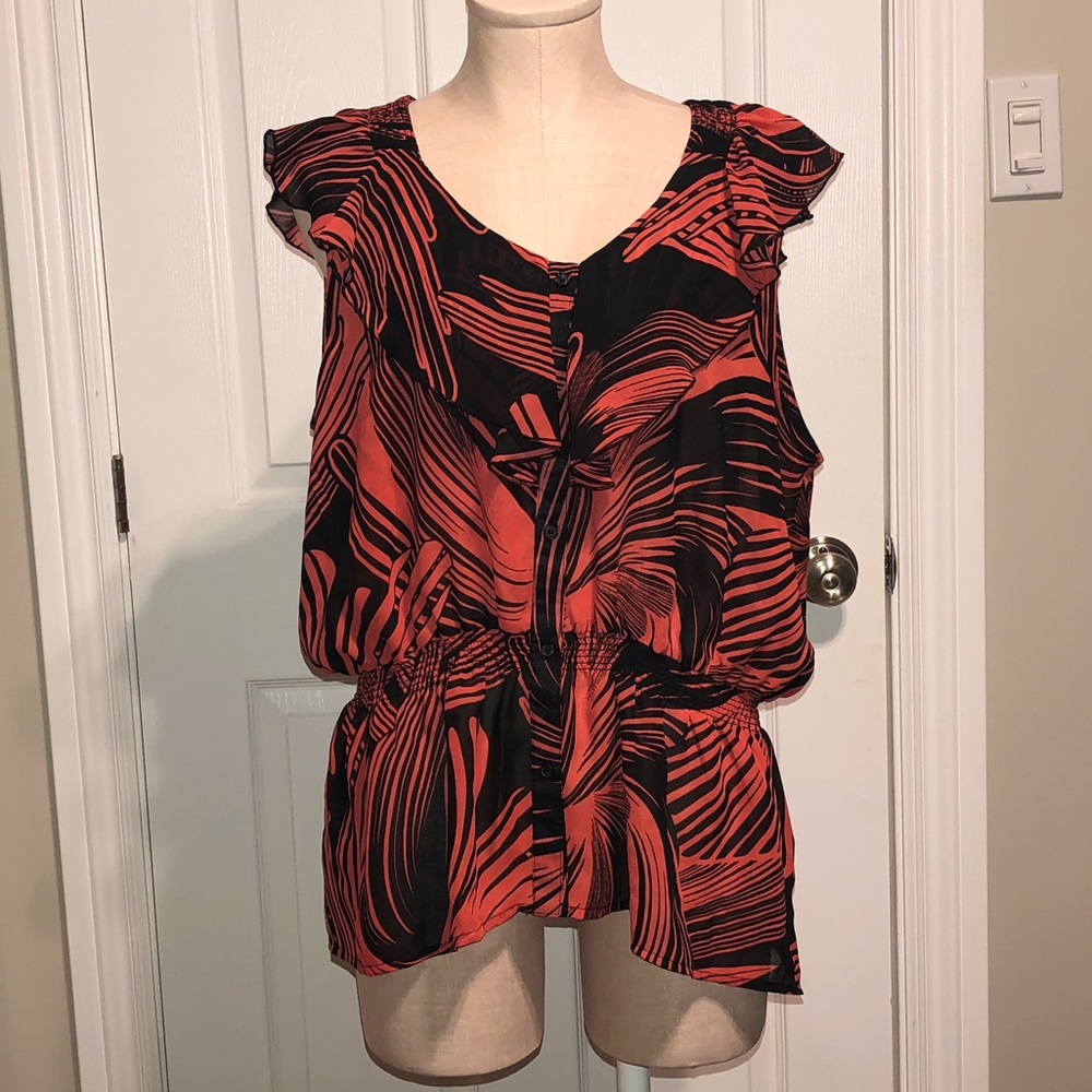 3/$20 Miss Tina sleeveless blouse/top